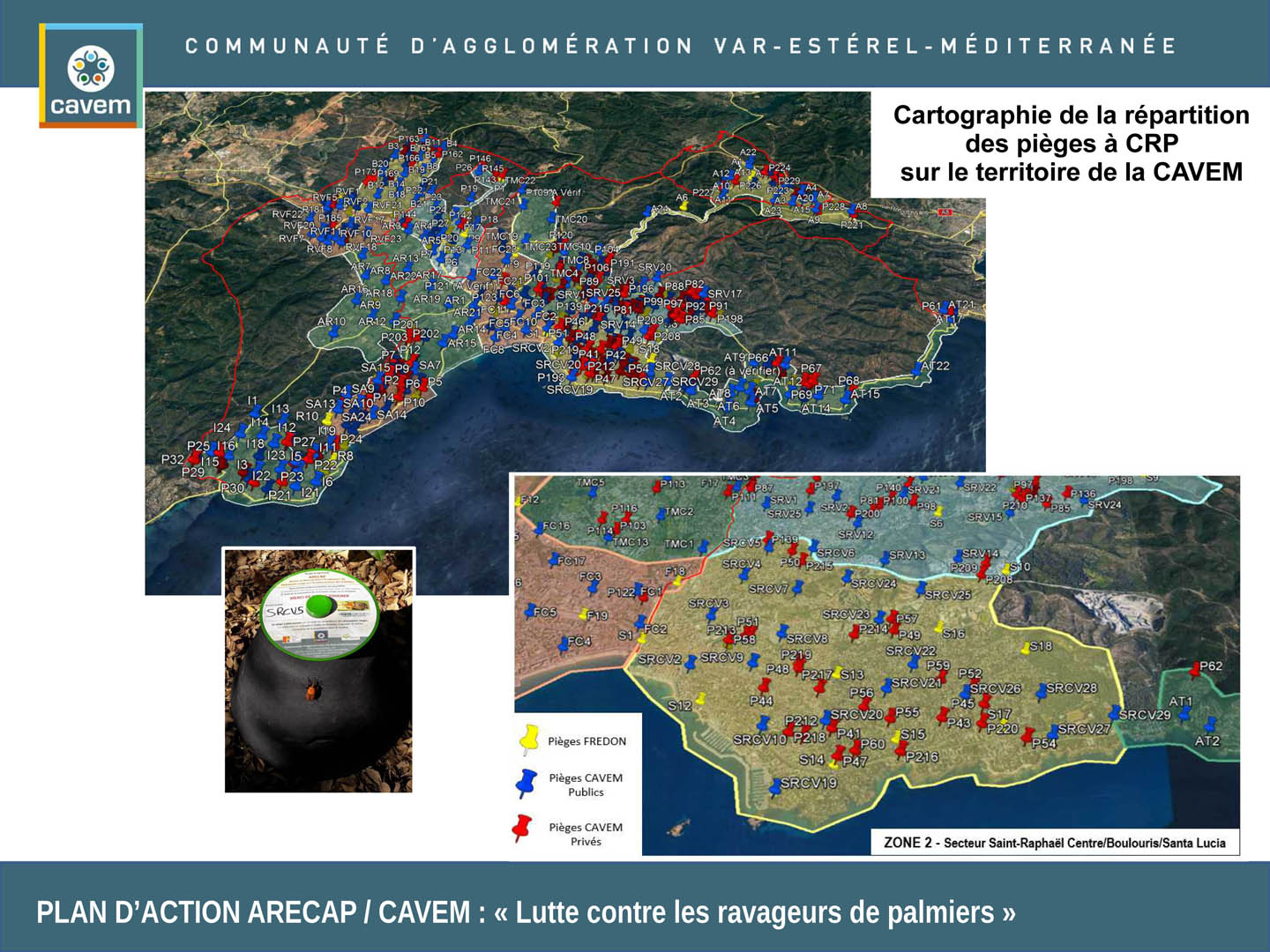 cartographie operation 500pieges cavem